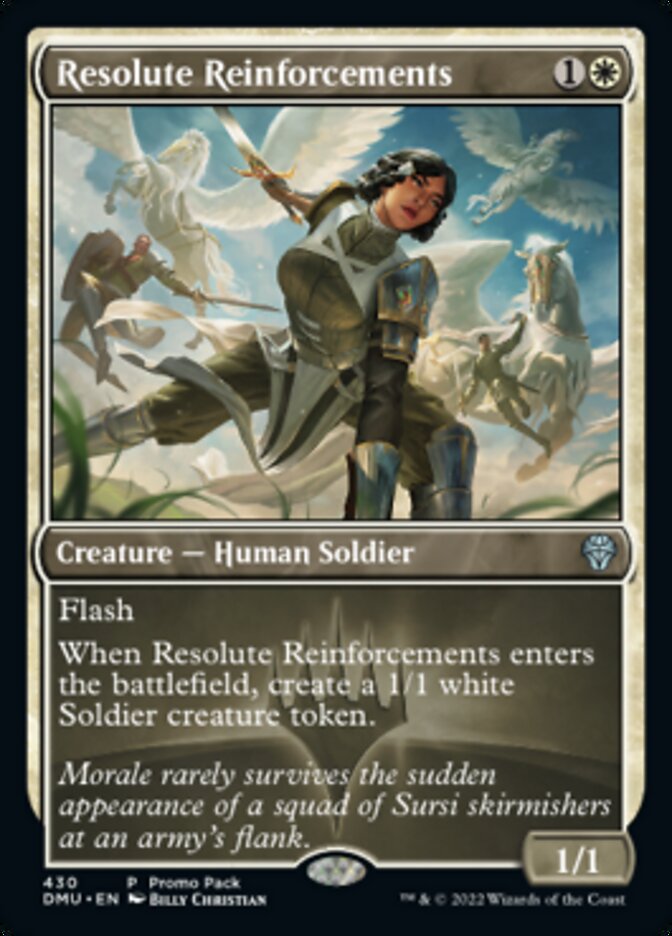 Resolute Reinforcements (Promo Pack) [Dominaria United Promos] | Cracking-Singles