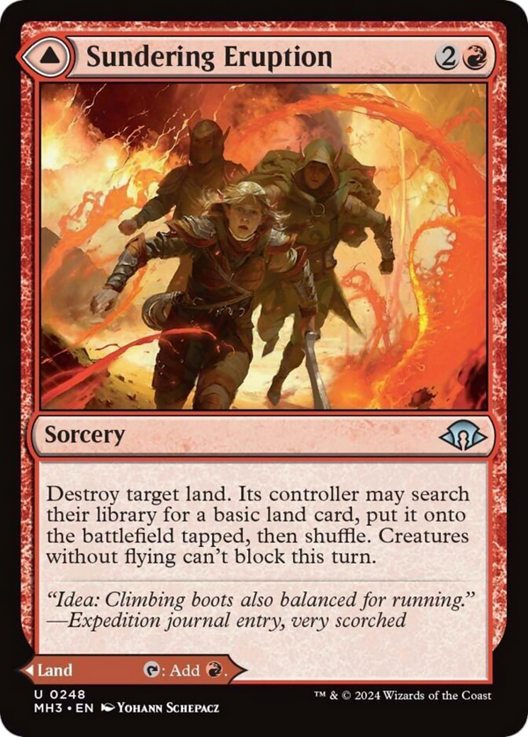 Sundering Eruption // Volcanic Fissure [Modern Horizons 3] | Cracking-Singles