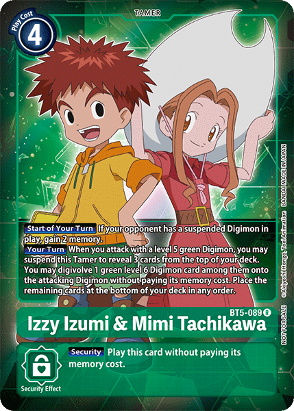 Izzy Izumi & Mimi Tachikawa [BT5-089] (Buy-A-Box Promo) [Battle of Omni] | Cracking-Singles