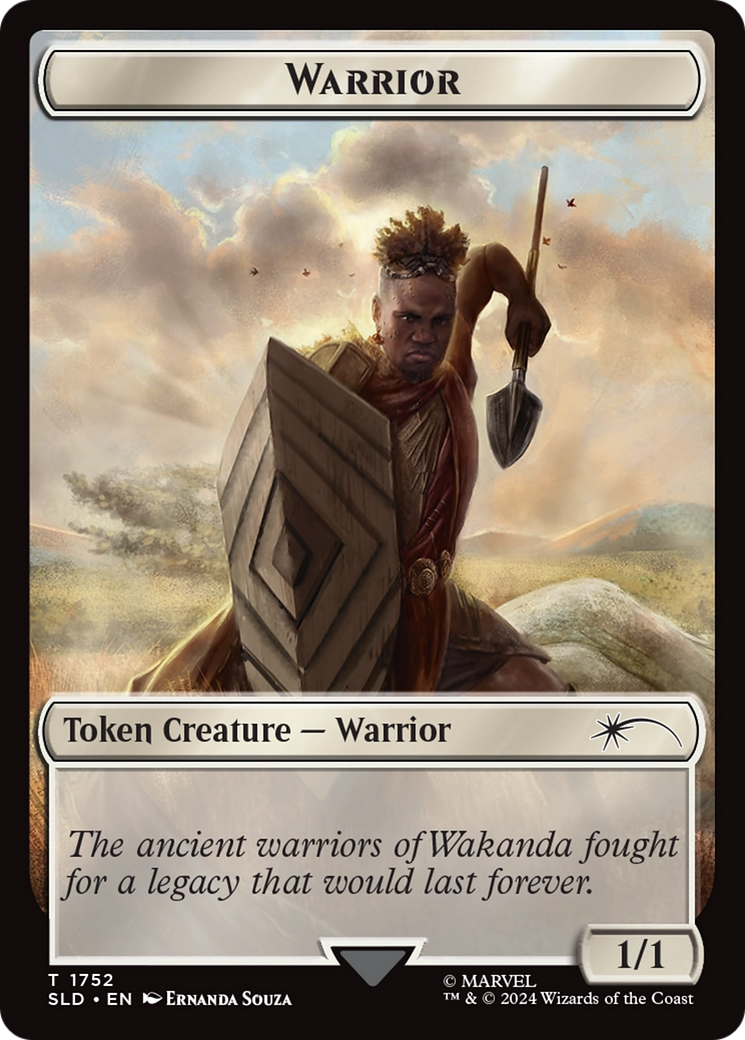 Warrior Token [Secret Lair Drop Series] | Cracking-Singles