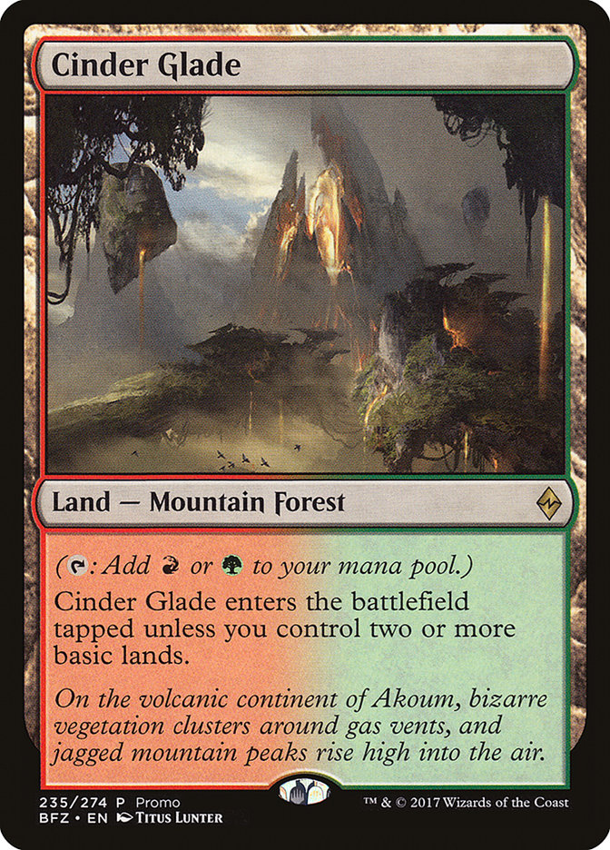 Cinder Glade (Promo) [Standard Showdown Promos] | Cracking-Singles