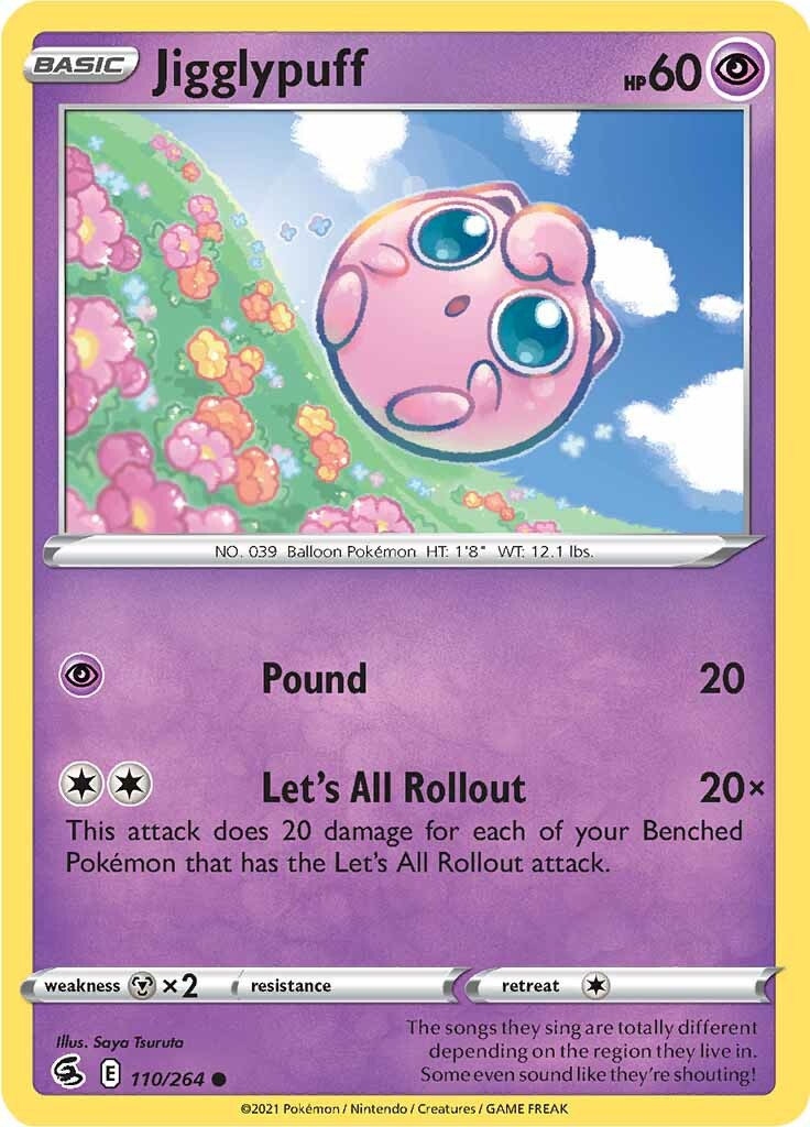 Jigglypuff (110/264) [Sword & Shield: Fusion Strike] | Cracking-Singles