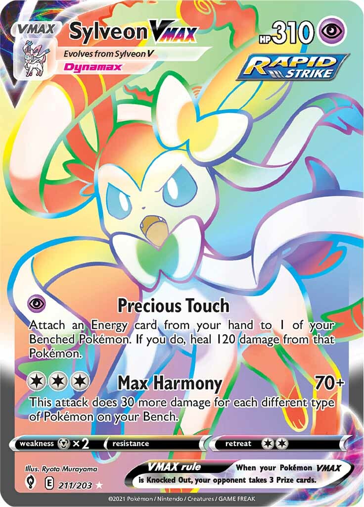 Sylveon VMAX (211/203) [Sword & Shield: Evolving Skies] | Cracking-Singles