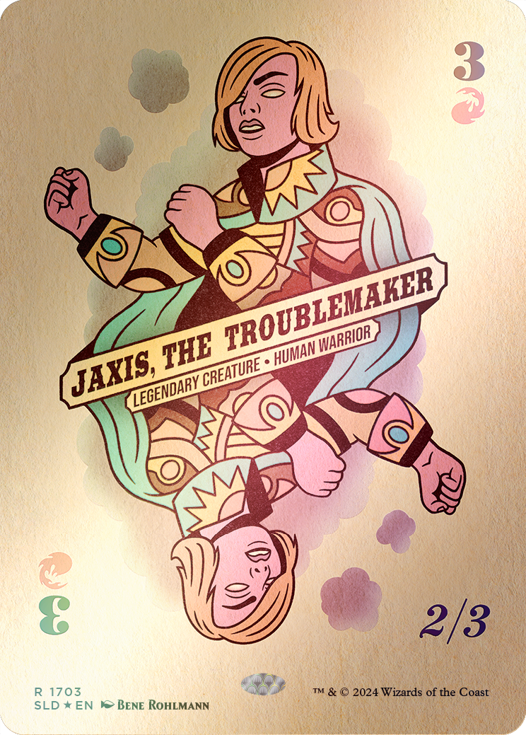 Jaxis, the Troublemaker (Rainbow Foil) [Secret Lair Drop Series] | Cracking-Singles