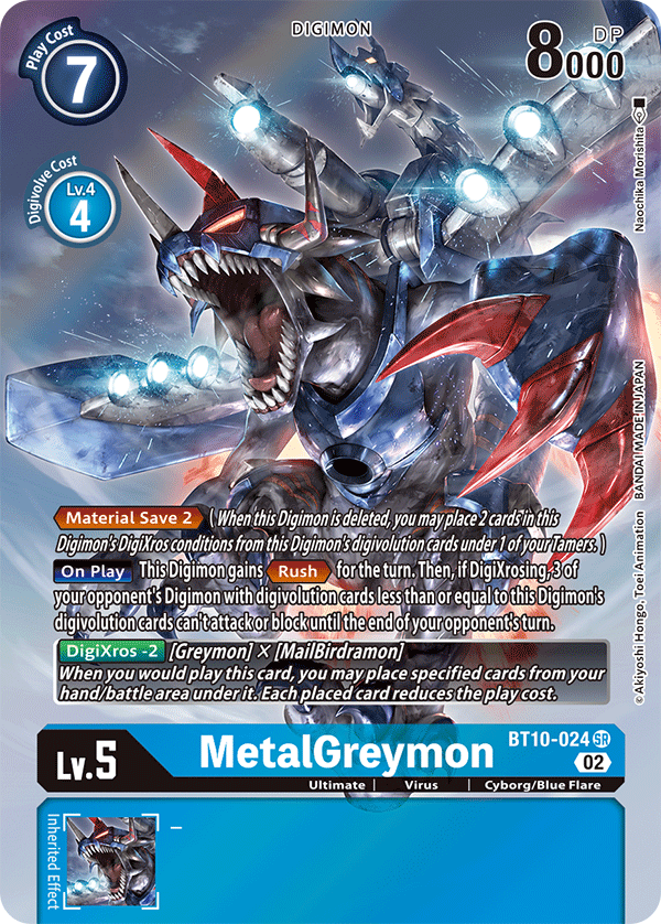 MetalGreymon [BT10-024] (Alternate Art) [Xros Encounter] | Cracking-Singles