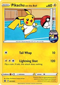 Pikachu on the Ball (001/005) [Miscellaneous Cards] | Cracking-Singles