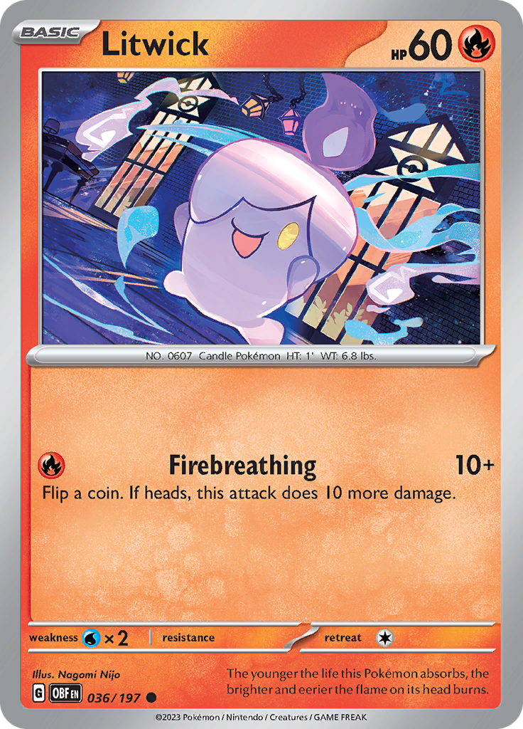 Litwick (036/197) [Scarlet & Violet: Obsidian Flames] | Cracking-Singles