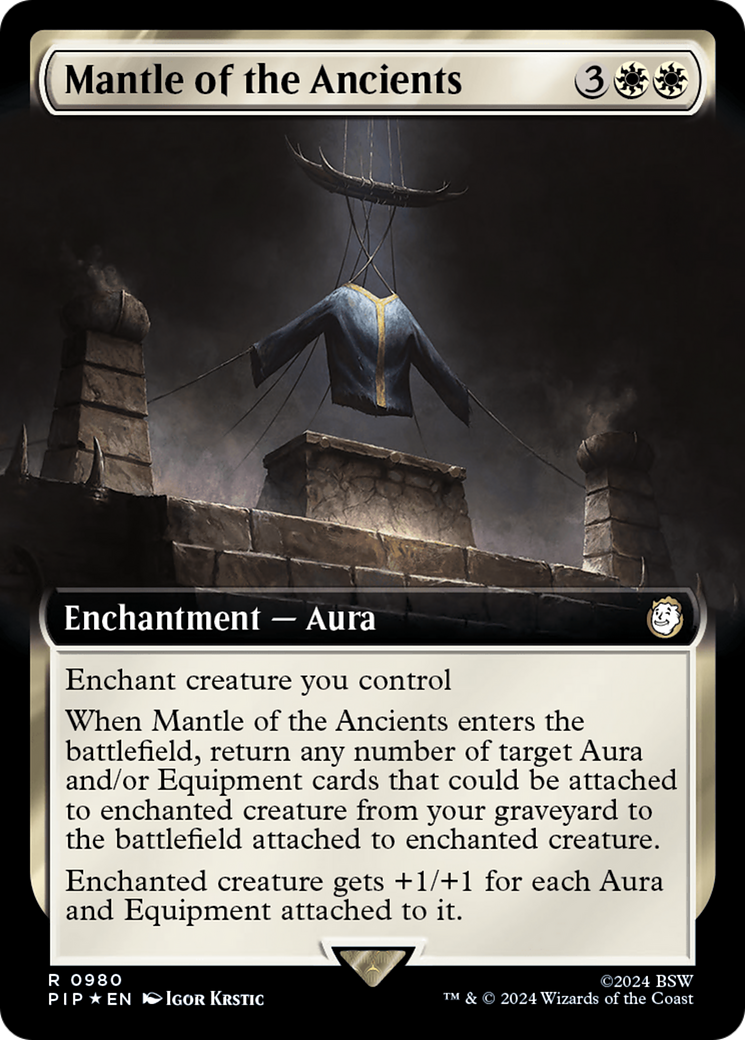 Mantle of the Ancients (Extended Art) (Surge Foil) [Fallout] | Cracking-Singles