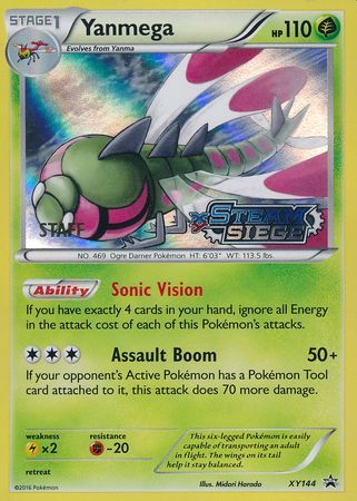 Yanmega (XY144) (Staff) [XY: Black Star Promos] | Cracking-Singles