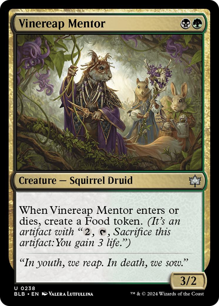 Vinereap Mentor [Bloomburrow] | Cracking-Singles