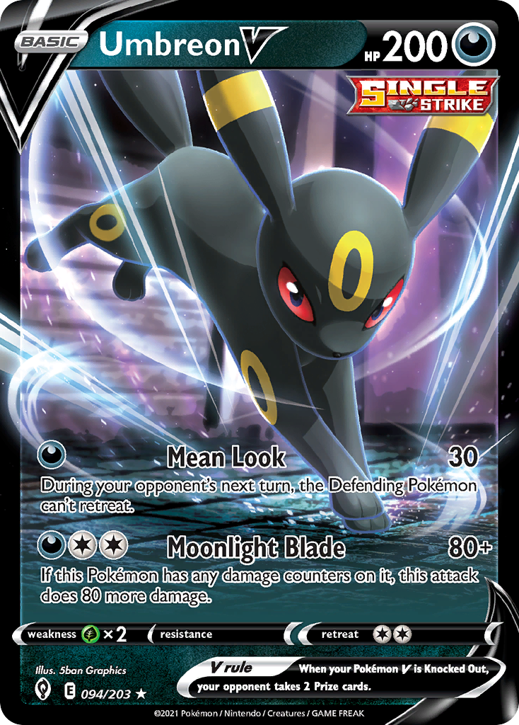 Umbreon V (094/203) (Intro Deck) [Sword & Shield: Evolving Skies] | Cracking-Singles