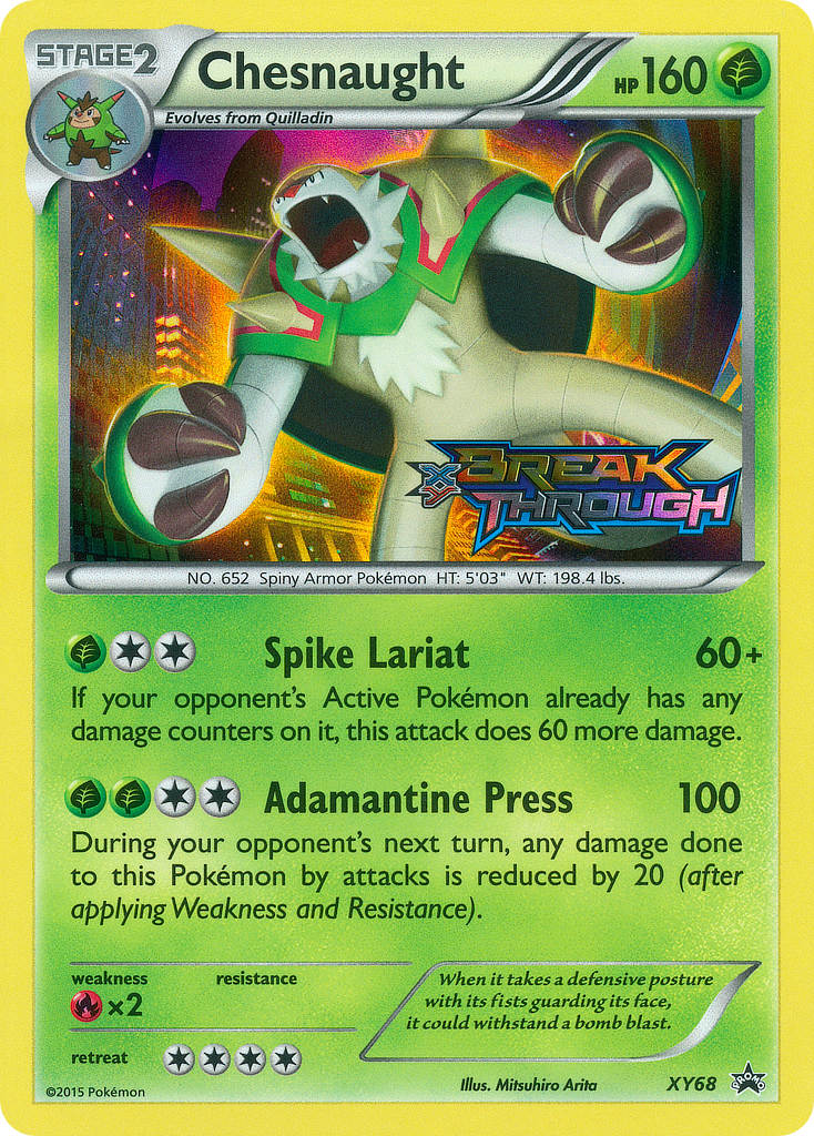 Chesnaught (XY68) [XY: Black Star Promos] | Cracking-Singles