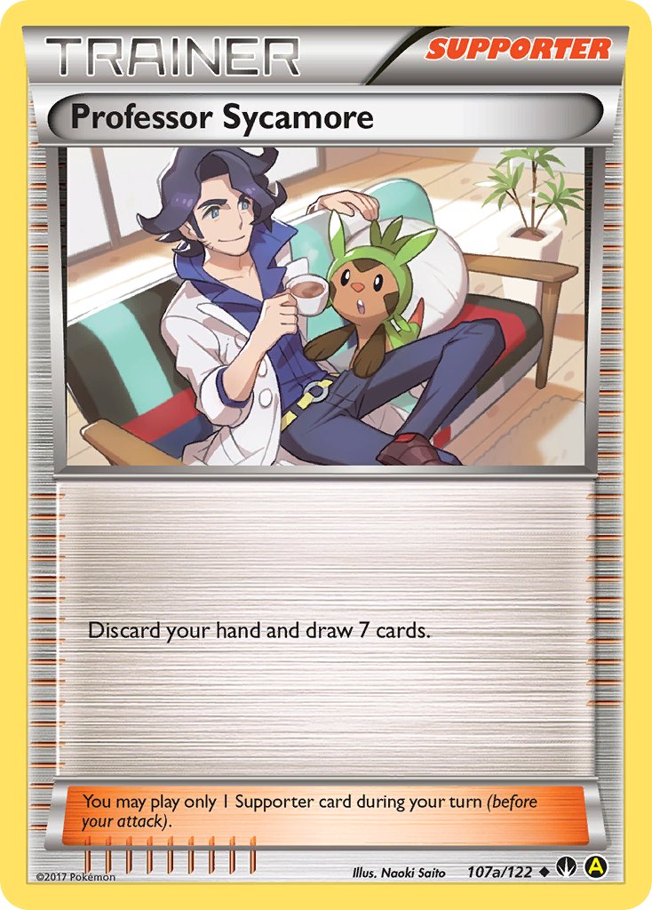 Professor Sycamore (107a/122) [Alternate Art Promos] | Cracking-Singles