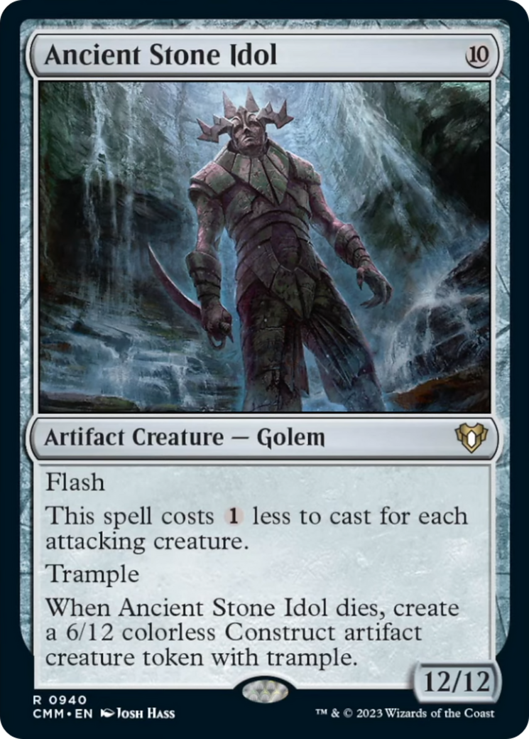 Ancient Stone Idol [Commander Masters] | Cracking-Singles