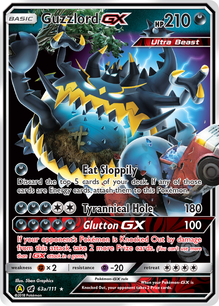 Guzzlord GX (63a/111) [Alternate Art Promos] | Cracking-Singles