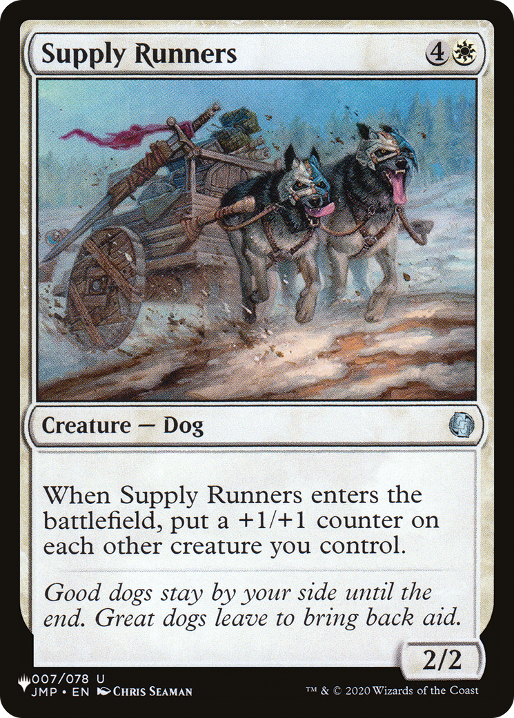 Supply Runners [The List] | Cracking-Singles