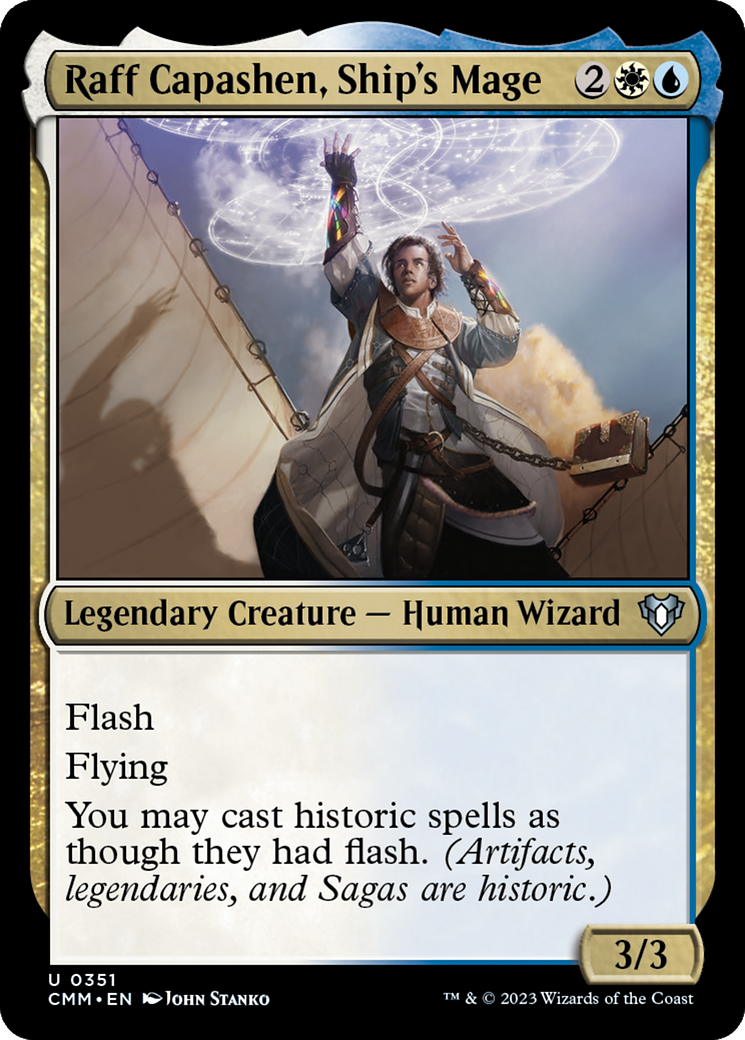 Raff Capashen, Ship's Mage [Commander Masters] | Cracking-Singles