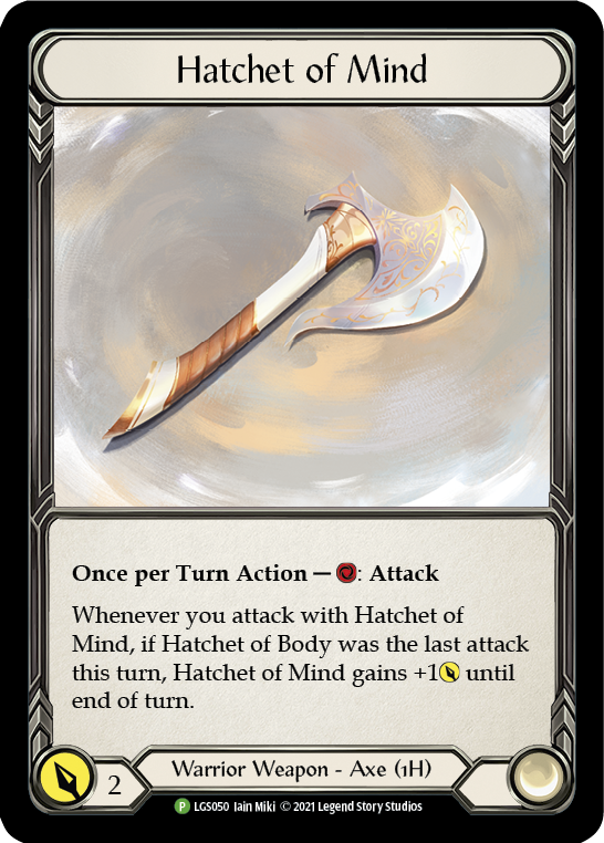 Hatchet of Mind [LGS050] (Promo)  Cold Foil | Cracking-Singles