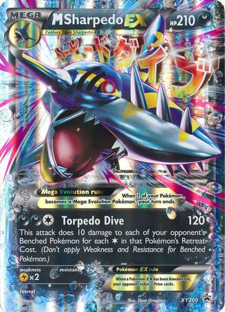 M Sharpedo EX (XY200) (Jumbo Card) [XY: Black Star Promos] | Cracking-Singles