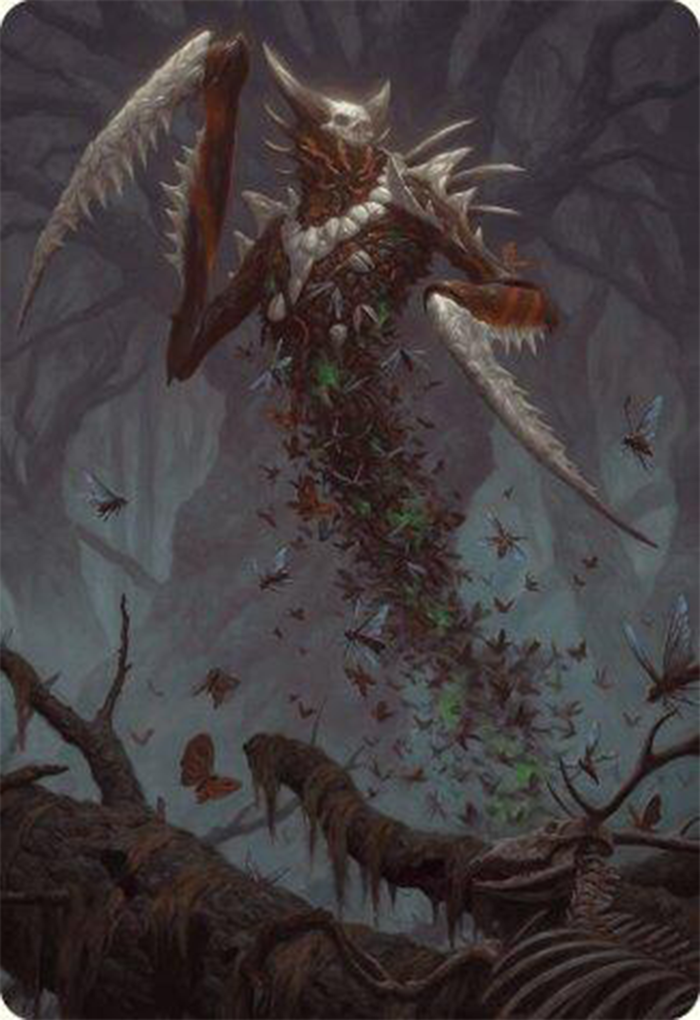 Grist, the Plague Swarm Art Card [Modern Horizons 3 Art Series] | Cracking-Singles