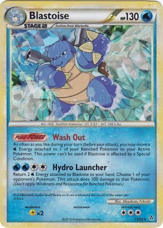 Blastoise (13/95) (Cracked Ice Holo) [HeartGold & SoulSilver: Unleashed] | Cracking-Singles