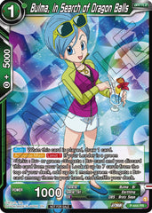 Bulma, In Search of Dragon Balls (Zenkai Series Tournament Pack Vol.2) (P-444) [Tournament Promotion Cards] | Cracking-Singles