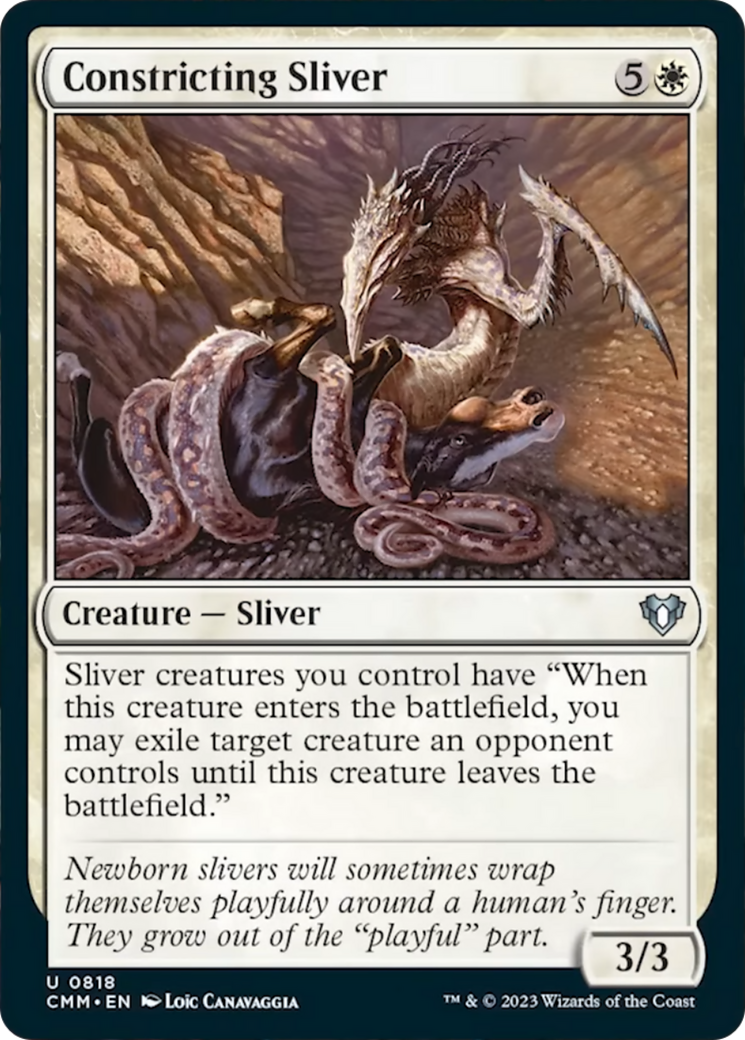 Constricting Sliver [Commander Masters] | Cracking-Singles