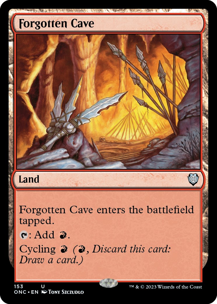 Forgotten Cave [Phyrexia: All Will Be One Commander] | Cracking-Singles