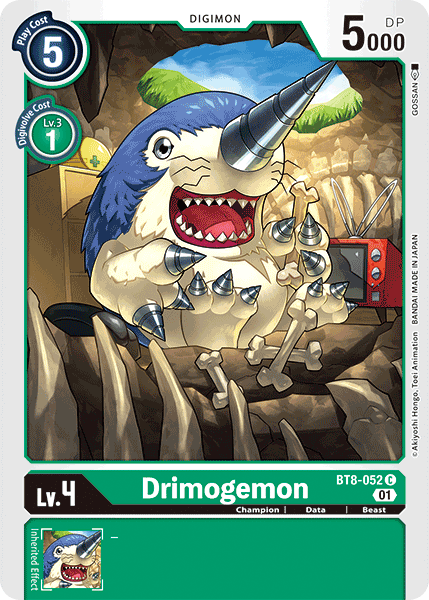 Drimogemon [BT8-052] [New Awakening] | Cracking-Singles