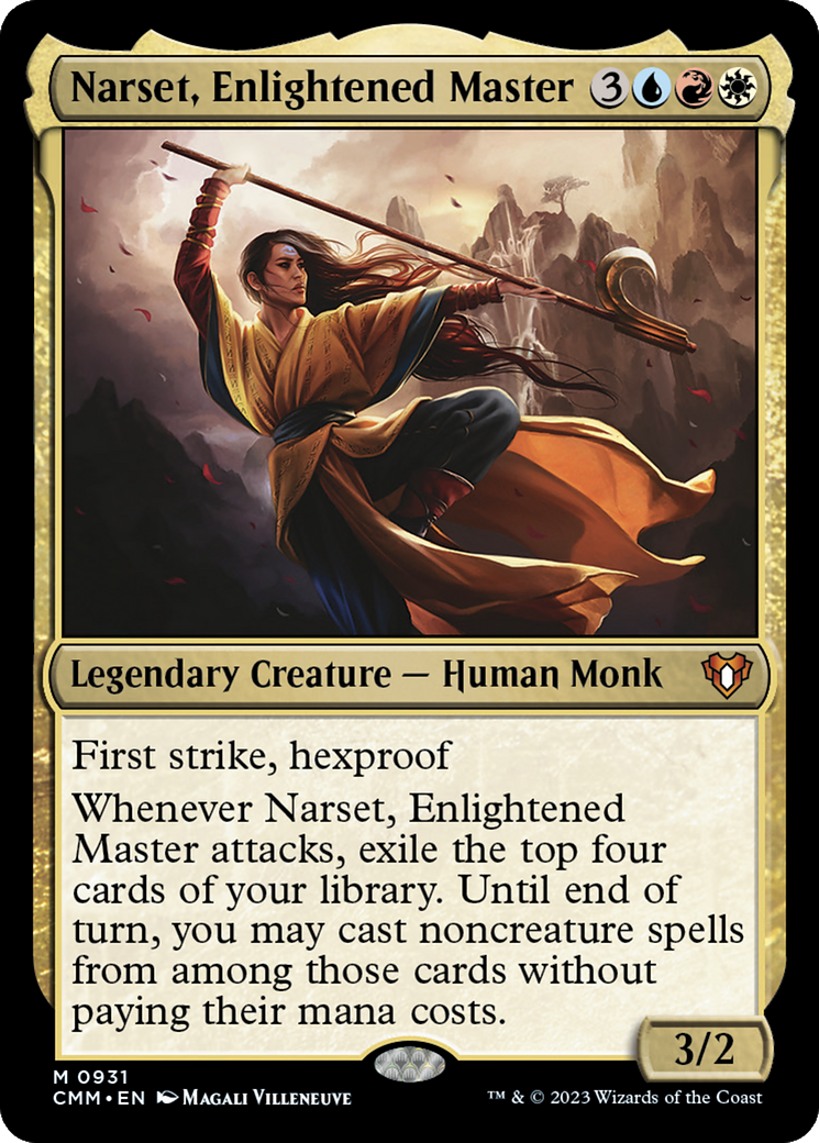 Narset, Enlightened Master [Commander Masters] | Cracking-Singles