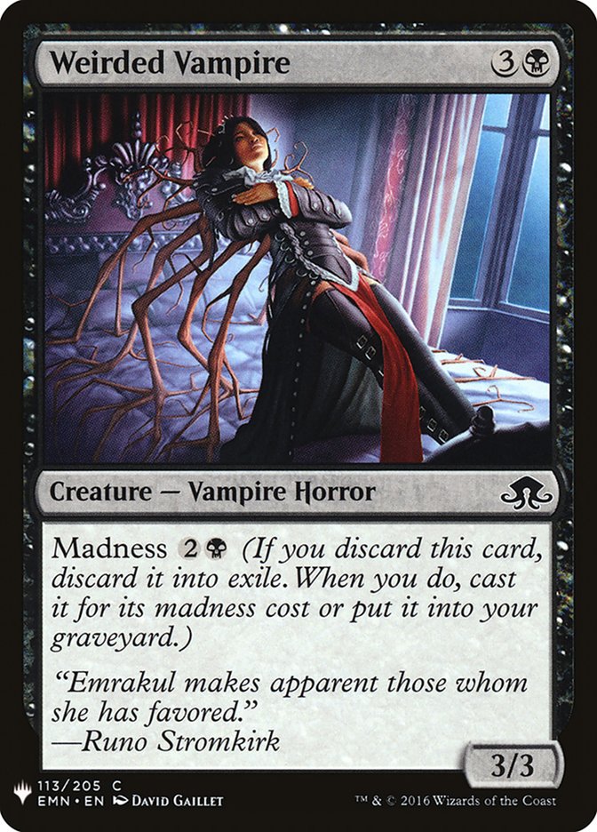 Weirded Vampire [Mystery Booster] | Cracking-Singles