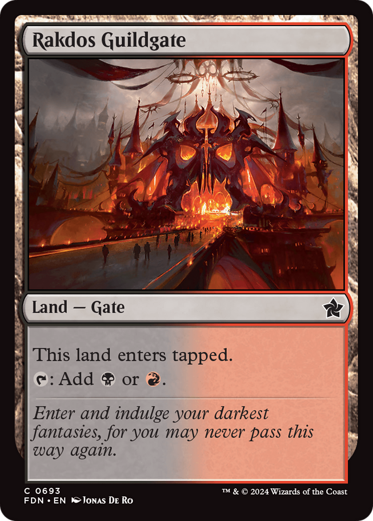 Rakdos Guildgate [Foundations] | Cracking-Singles