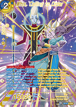 Whis, Calling to Order (SPR) (BT16-131) [Realm of the Gods] | Cracking-Singles