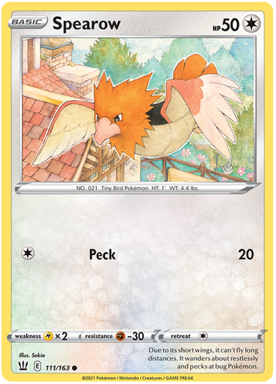 Spearow (111/163) [Sword & Shield: Battle Styles] | Cracking-Singles