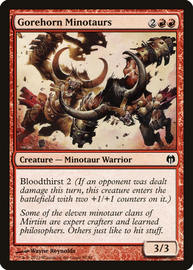 Gorehorn Minotaurs [Duel Decks: Heroes vs. Monsters] | Cracking-Singles