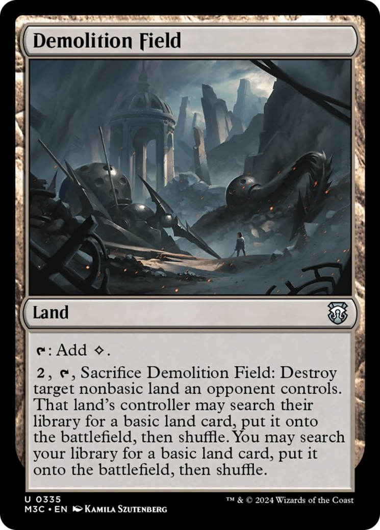 Demolition Field [Modern Horizons 3 Commander] | Cracking-Singles