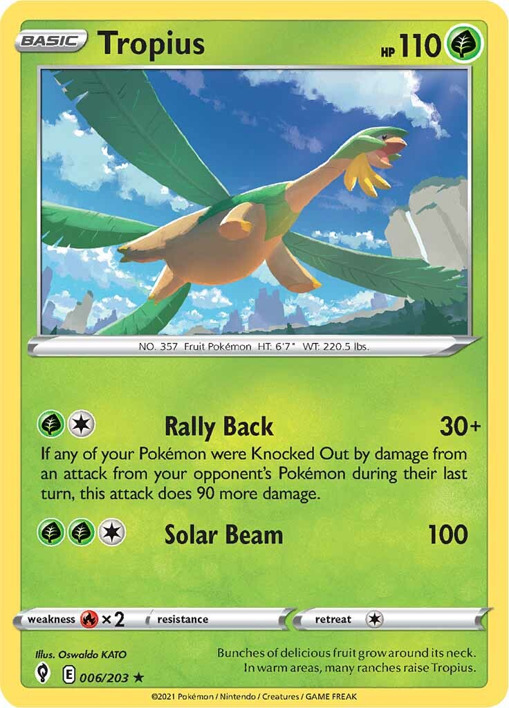 Tropius (006/203) [Sword & Shield: Evolving Skies] | Cracking-Singles