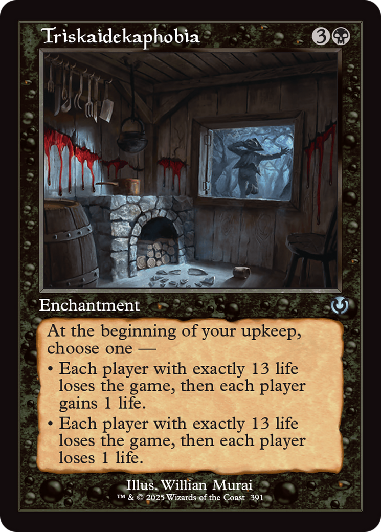 Triskaidekaphobia (Retro Frame) [Innistrad Remastered] | Cracking-Singles