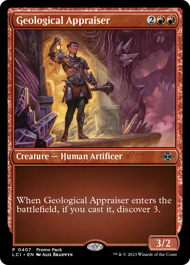 Geological Appraiser [The Lost Caverns of Ixalan Promos] | Cracking-Singles