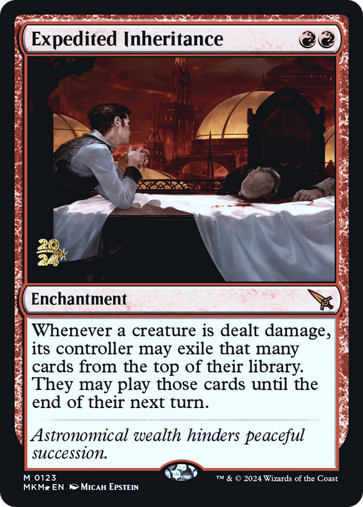 Expedited Inheritance [Murders at Karlov Manor Prerelease Promos] | Cracking-Singles