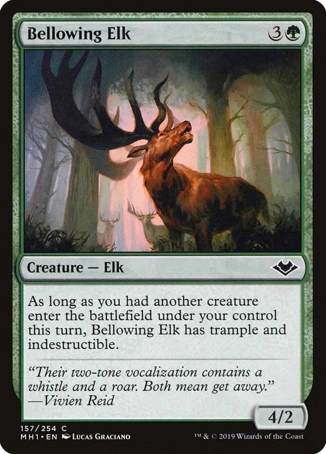 Bellowing Elk [Modern Horizons] | Cracking-Singles