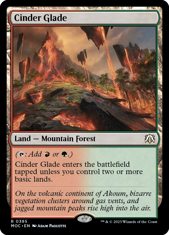 Cinder Glade [March of the Machine Commander] | Cracking-Singles