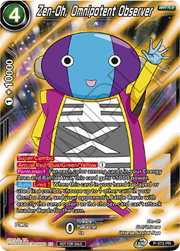 Zen-Oh, Omnipotent Observer (Unison Warrior Series Boost Tournament Pack Vol. 7) (P-373) [Tournament Promotion Cards] | Cracking-Singles