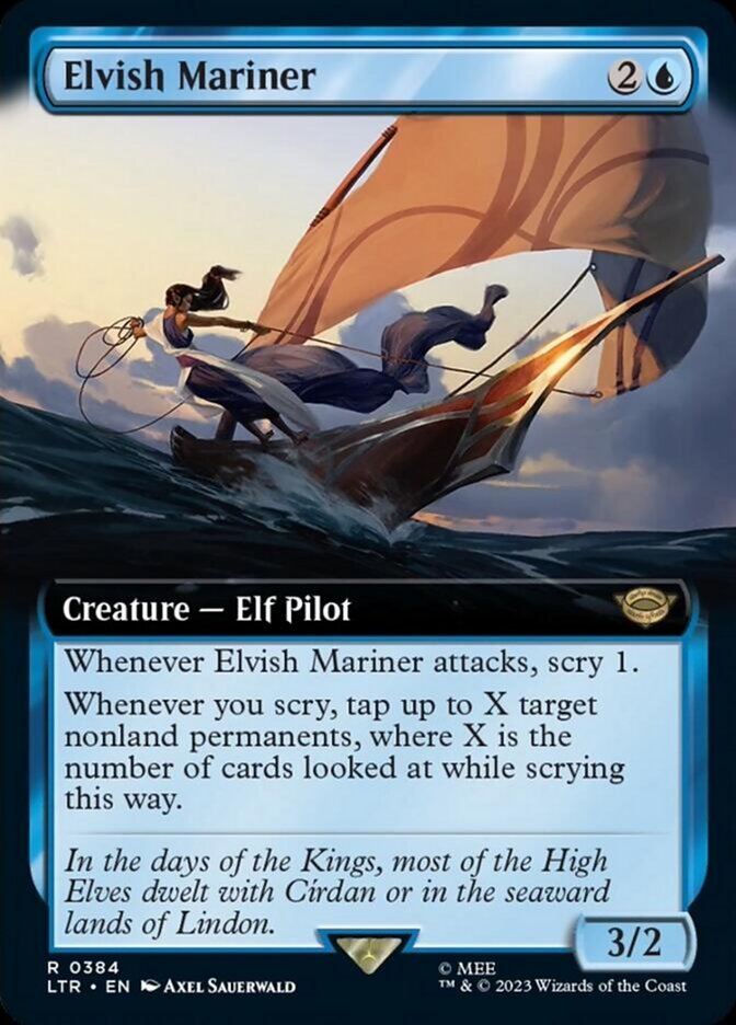 Elvish Mariner (Extended Art) [The Lord of the Rings: Tales of Middle-Earth] | Cracking-Singles