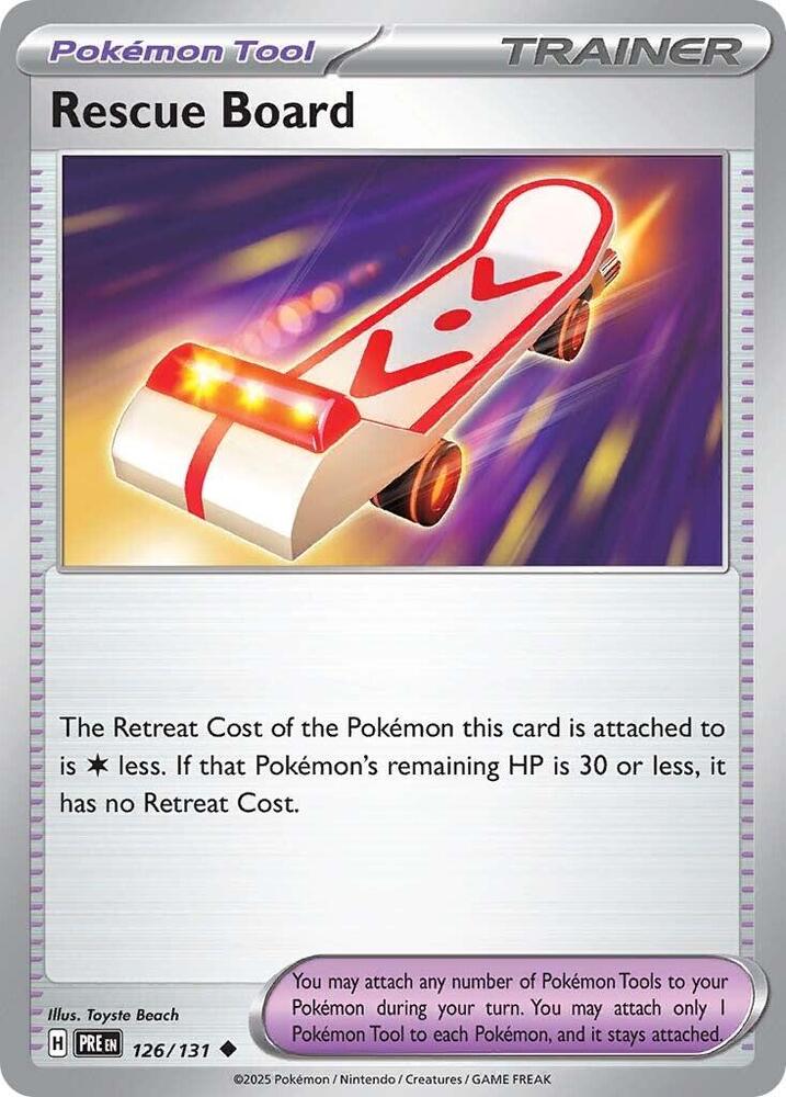 Rescue Board (126/131) [Scarlet & Violet: Prismatic Evolutions] | Cracking-Singles