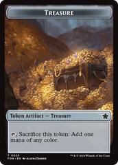 Food // Treasure Double-Sided Token [Foundations Tokens] | Cracking-Singles