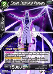 Secret Technique Paparoni (Divine Multiverse Draft Tournament) (DB2-140) [Tournament Promotion Cards] | Cracking-Singles