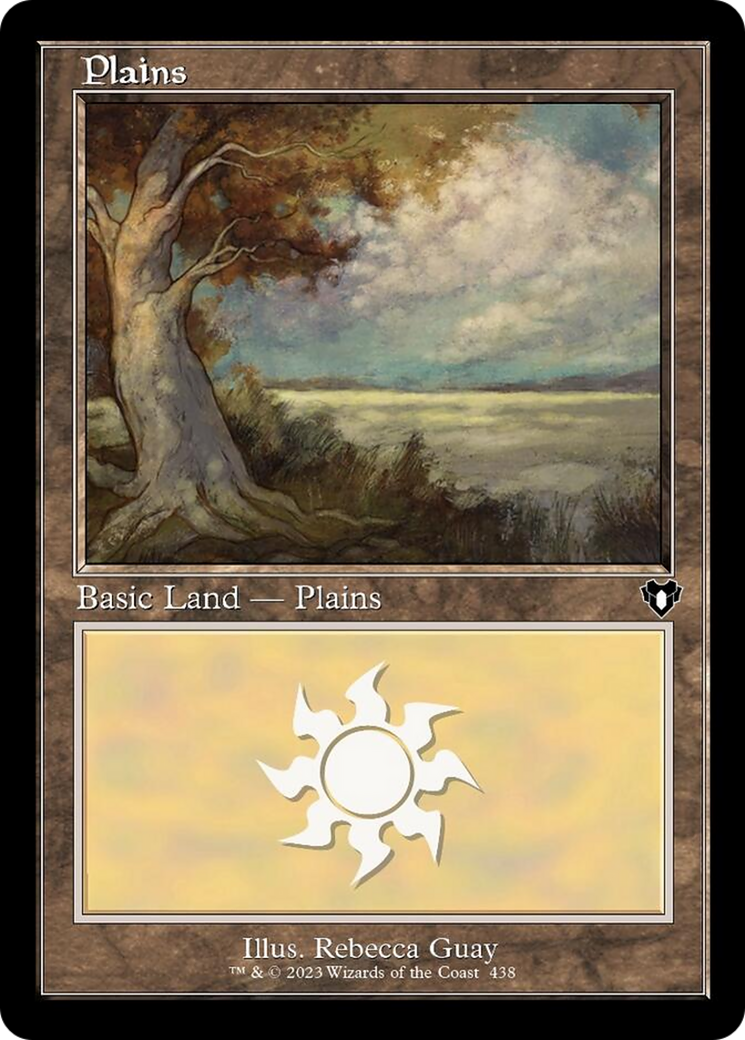 Plains (438) (Retro) [Commander Masters] | Cracking-Singles