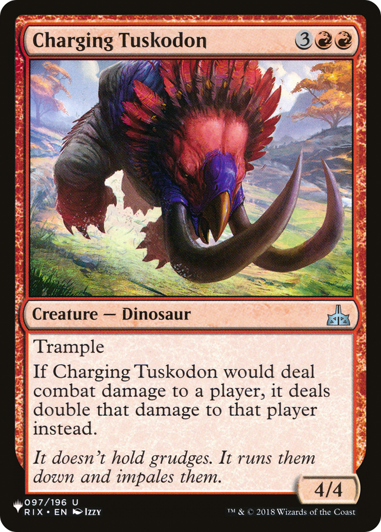 Charging Tuskodon [The List] | Cracking-Singles