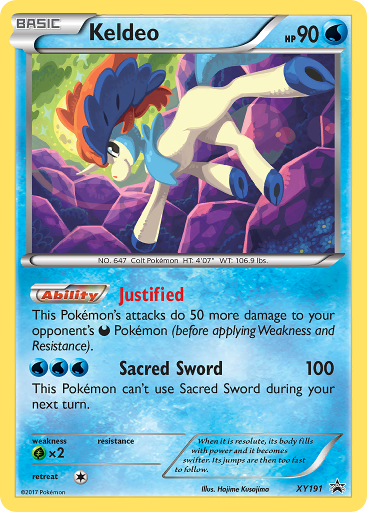 Keldeo (XY191) [XY: Black Star Promos] | Cracking-Singles